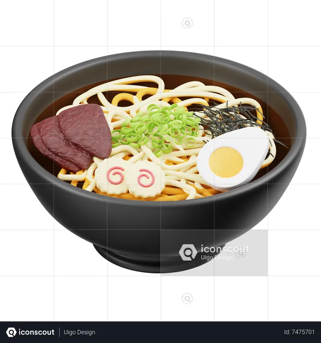 Ramen  3D Icon