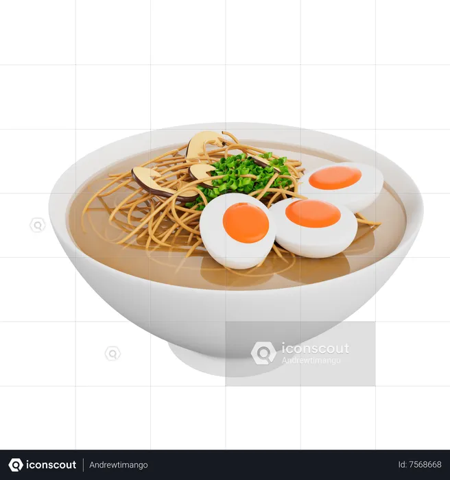 Ramen Bowl  3D Icon