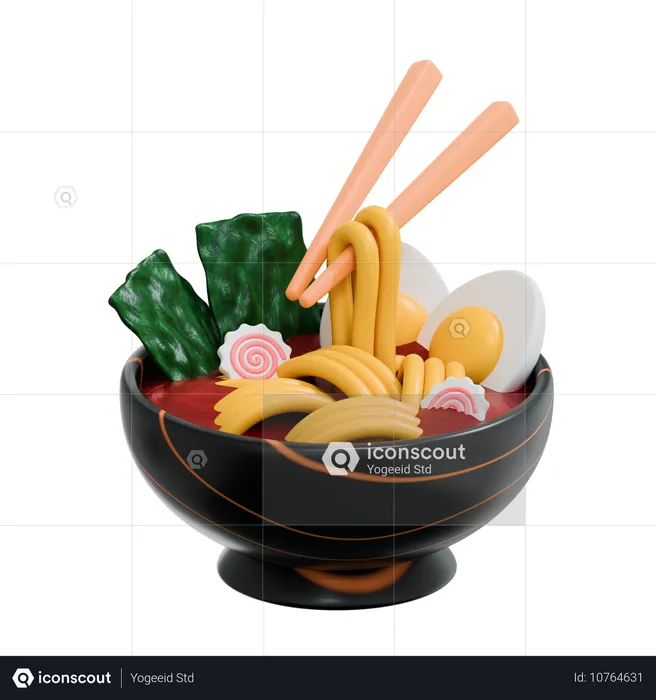 Ramen Bowl  3D Icon