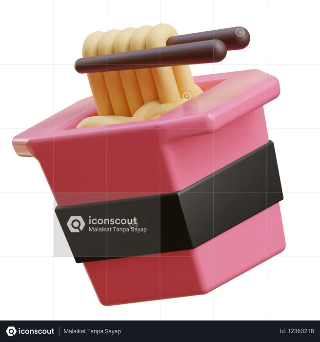 Ramen-Box  3D Icon
