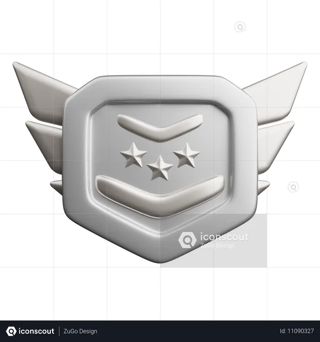 Rango Plata  3D Icon