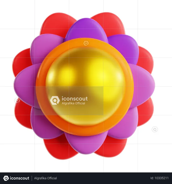 Rangoli  3D Icon