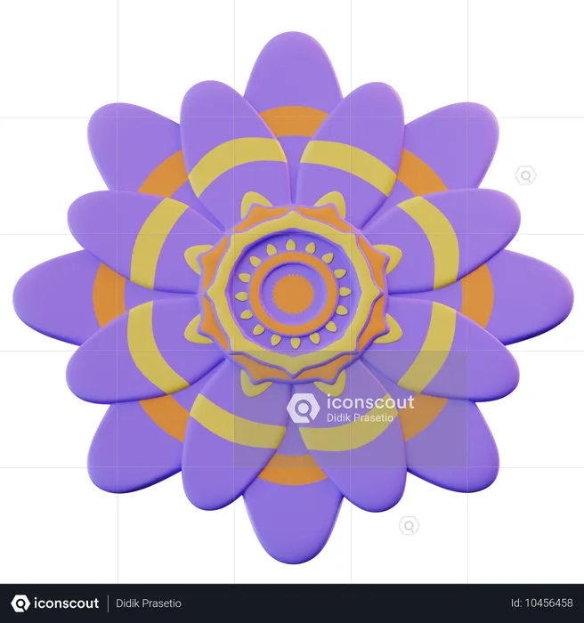 Rangoli  3D Icon