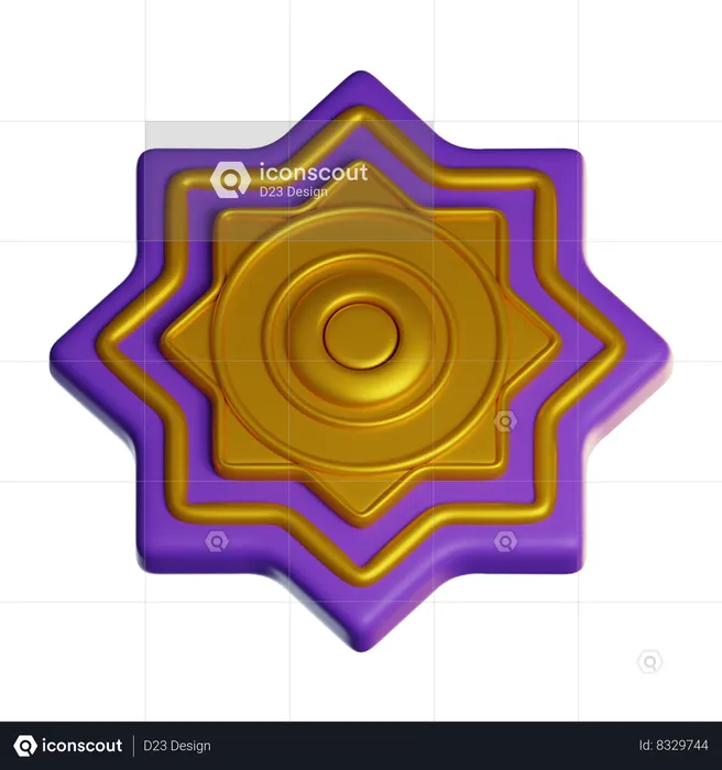 Rangoli  3D Icon