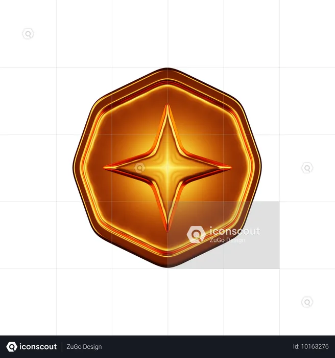 Rank Bronze  3D Icon