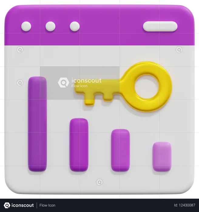 Ranking Website  3D Icon