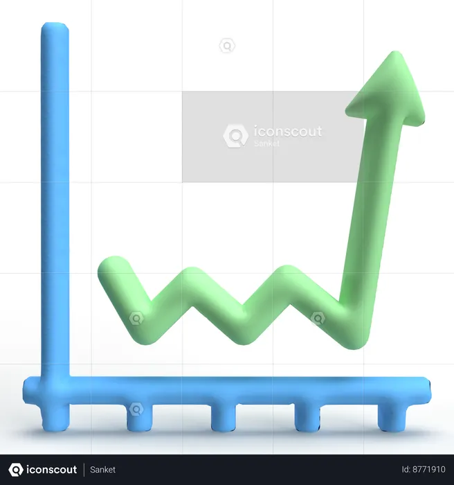 Rapport de croissance  3D Icon