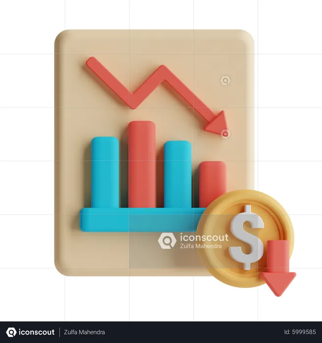 Rapport de perte  3D Icon