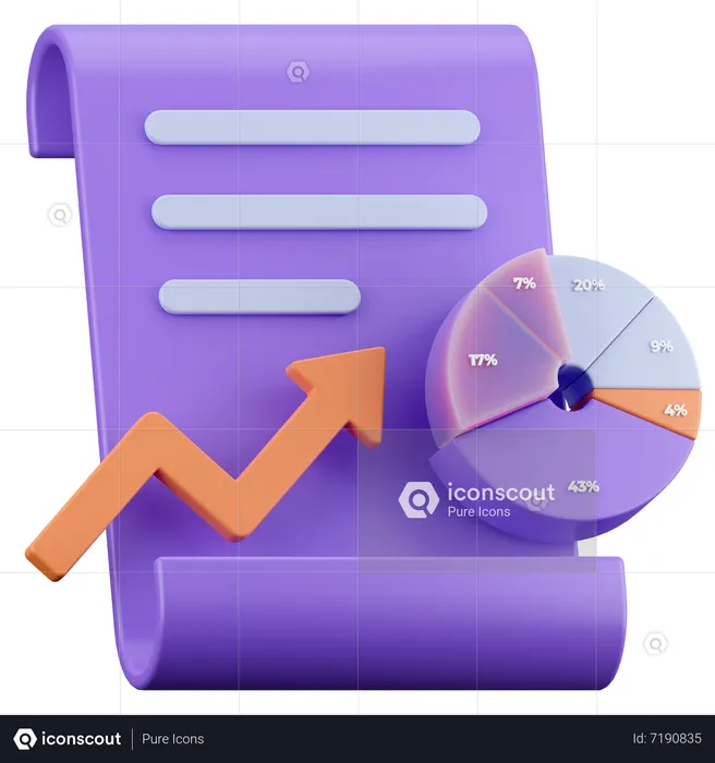 Rapport d'investissement  3D Icon