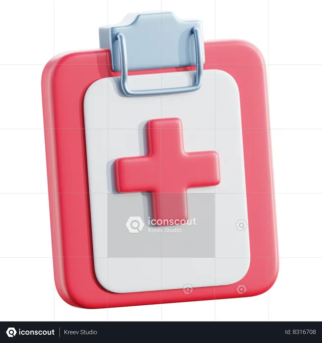 Rapport médical  3D Icon