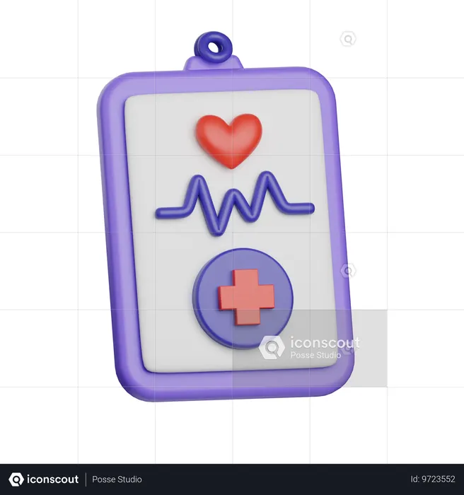 Rapport médical  3D Icon