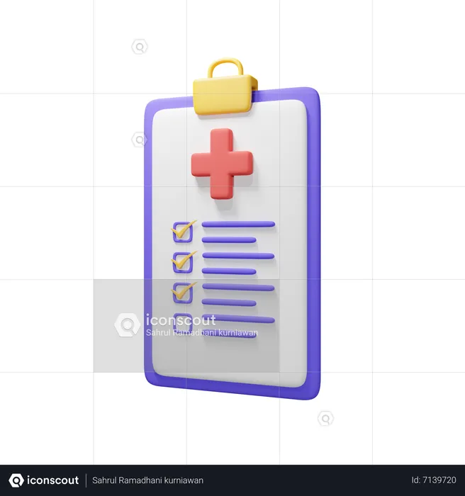 Rapport médical  3D Icon