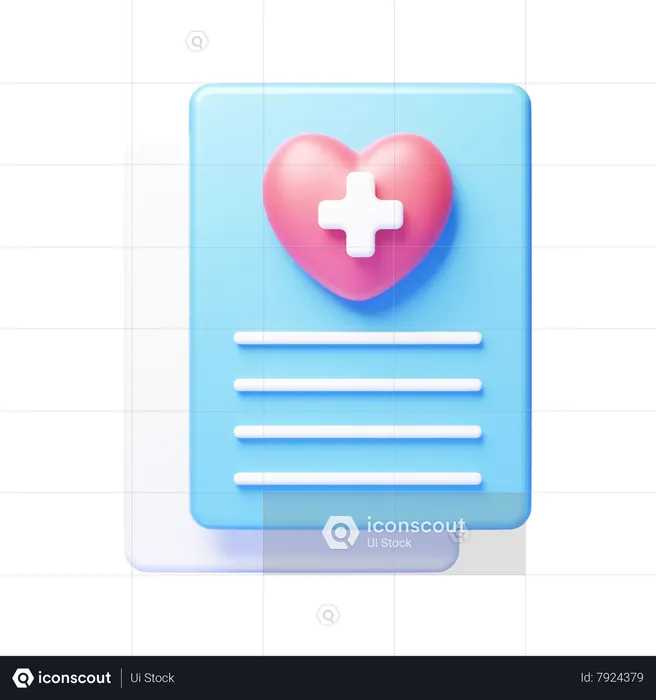 Rapport médical  3D Icon