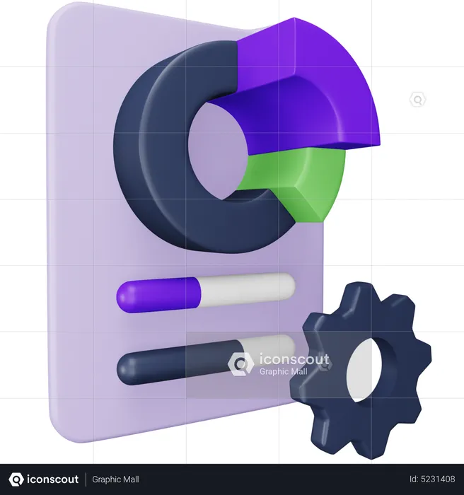 Personnalisation du rapport  3D Icon