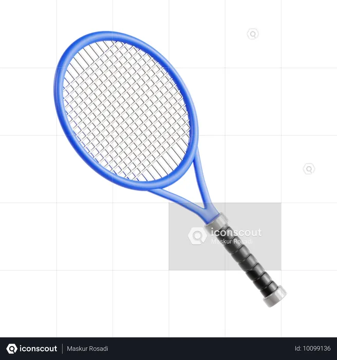 Raqueta de tenis  3D Icon