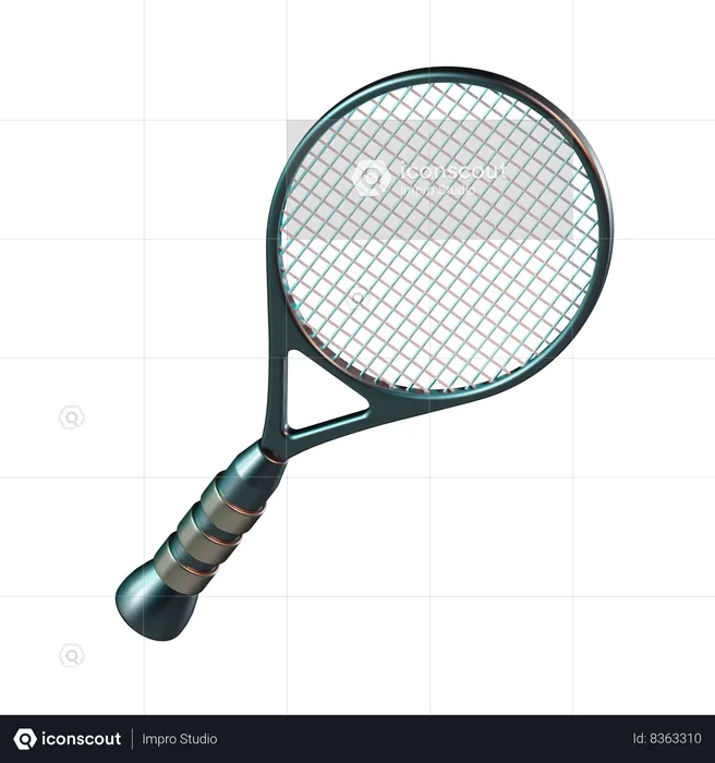 Raquette de tennis  3D Icon