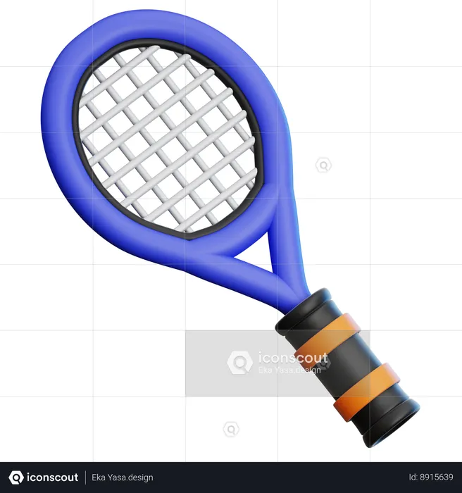 Raquette de tennis  3D Icon