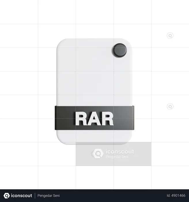 Rar-Datei  3D Icon