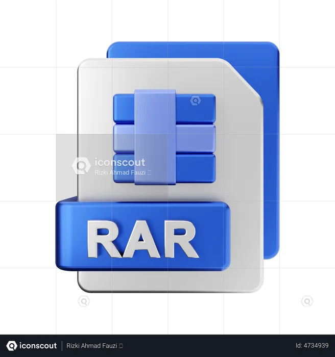 RAR File  3D Illustration