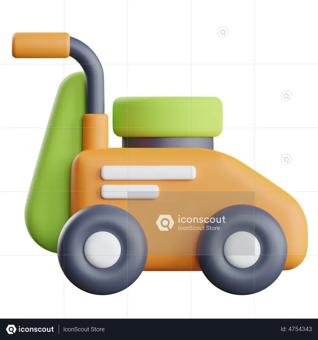 Rasenmäher  3D Icon