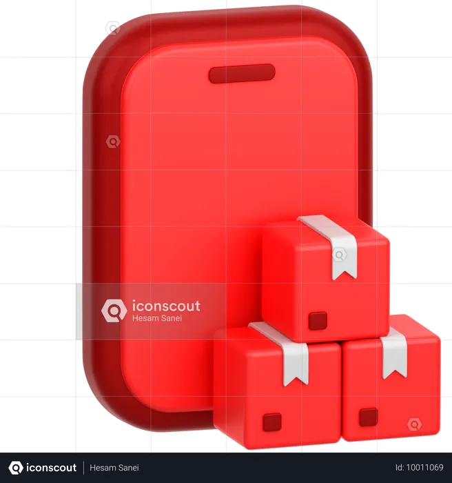 Acompanhamento de entrega  3D Icon