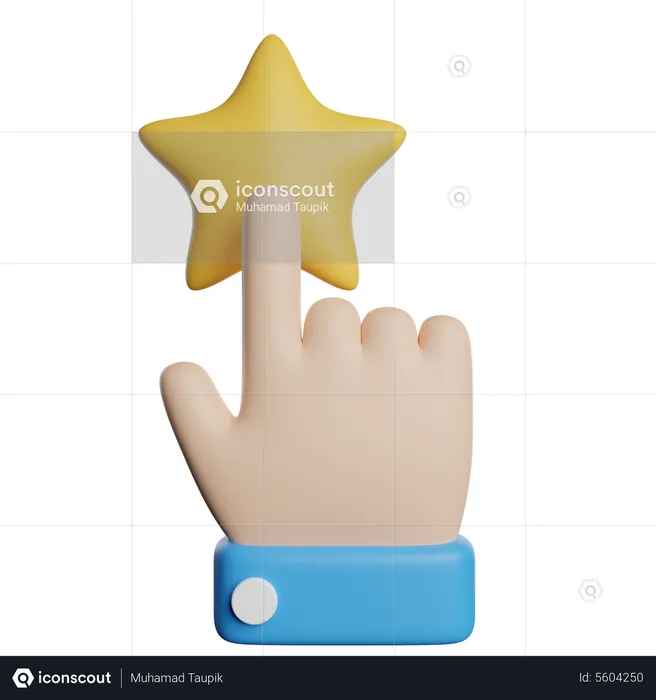 Rate One Star  3D Icon