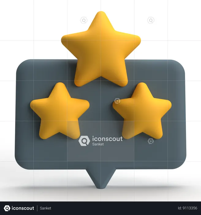 Rating  3D Icon