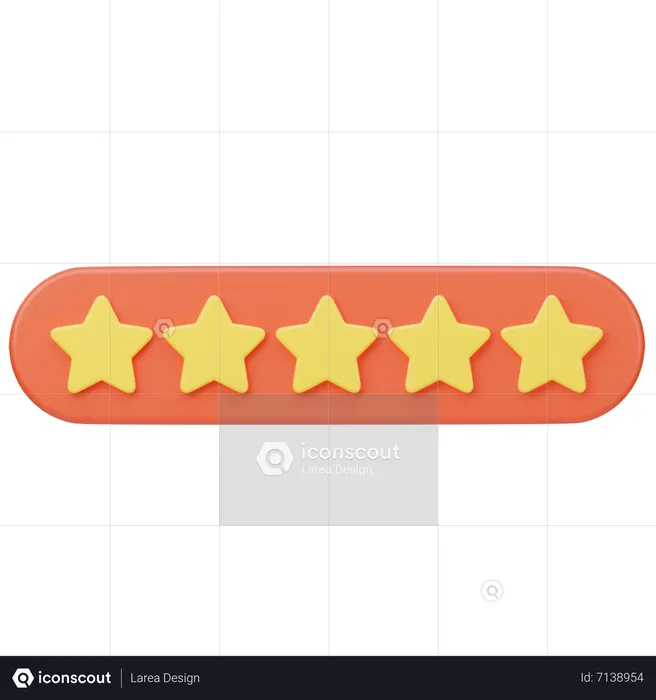 Rating  3D Icon