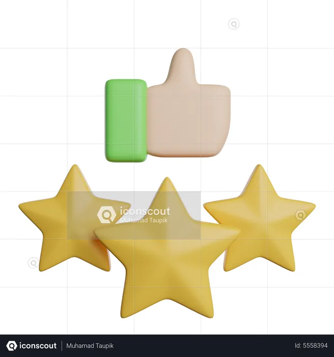 Rating  3D Icon