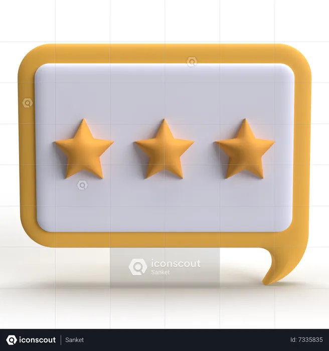 Rating  3D Icon