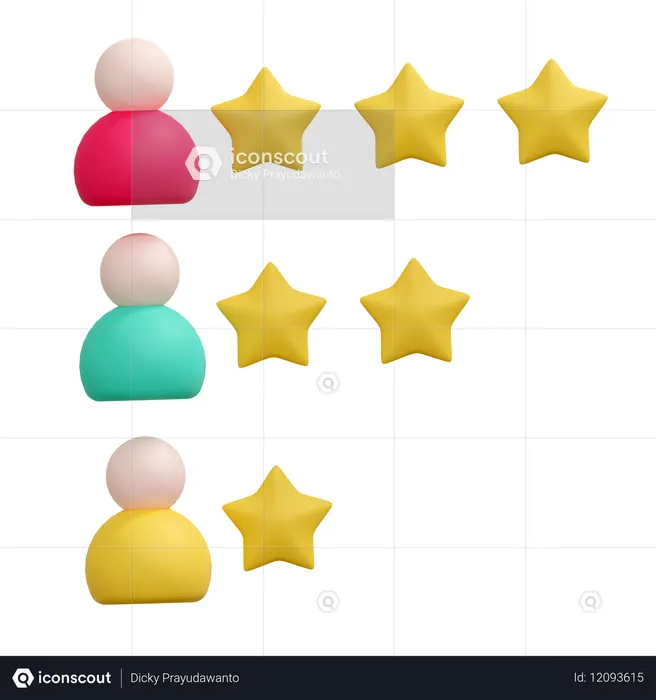 Rating Candidate  3D Icon
