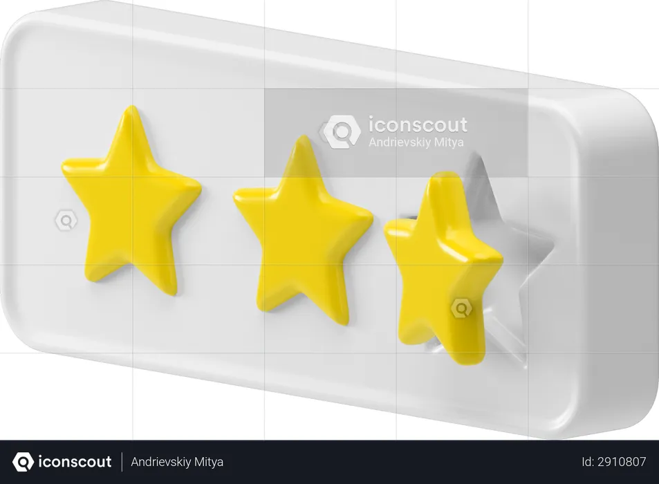 Ratings  3D Illustration