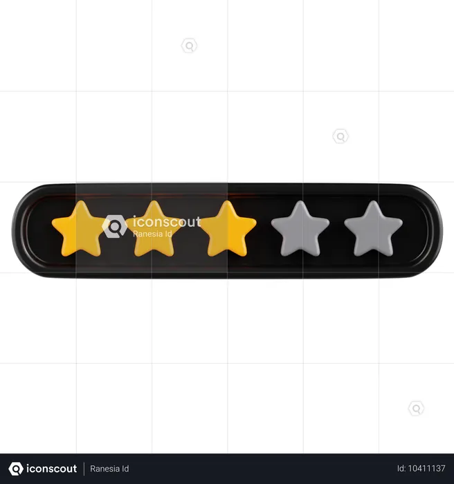 Ratings Feedback 3  3D Icon