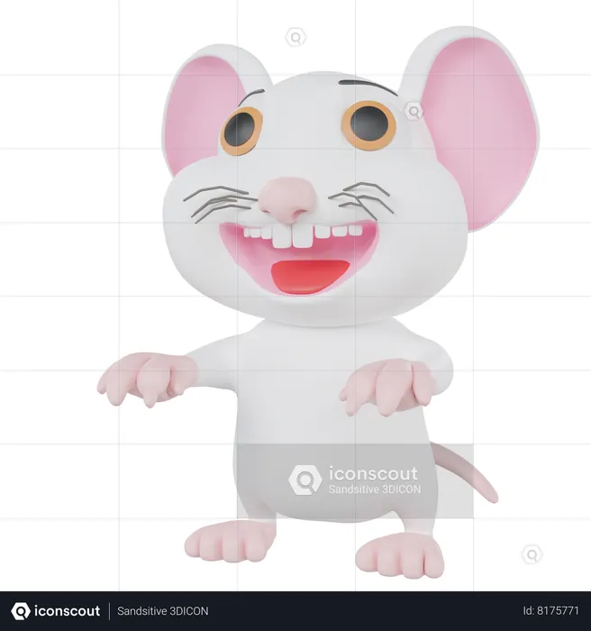 Ratón  3D Icon