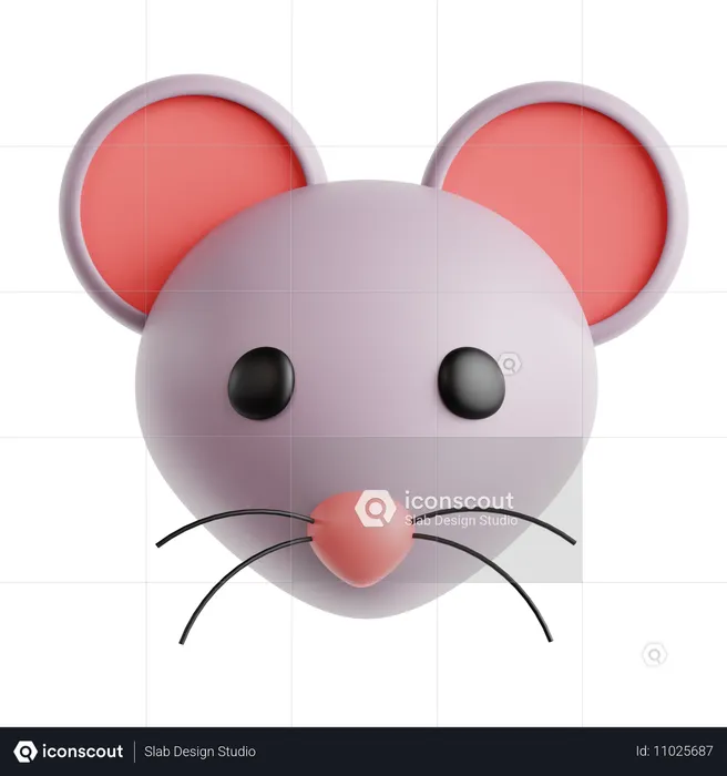 Ratón  3D Icon