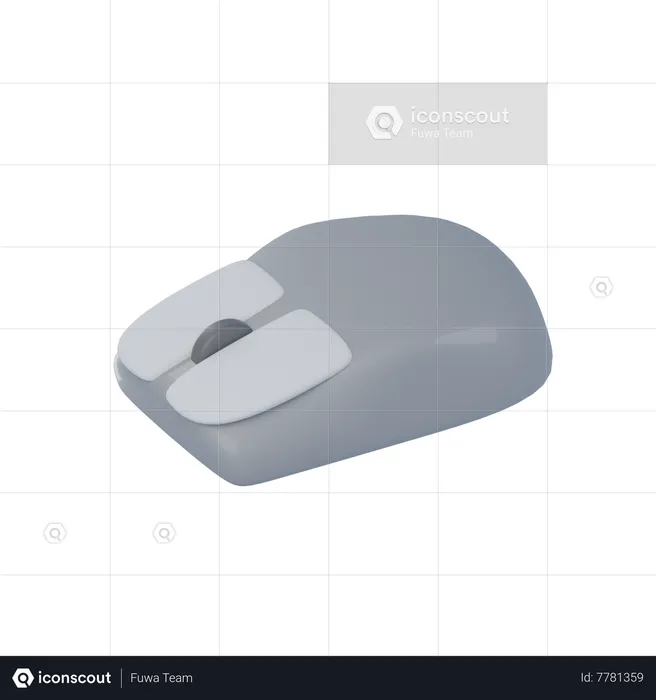 Ratón  3D Icon