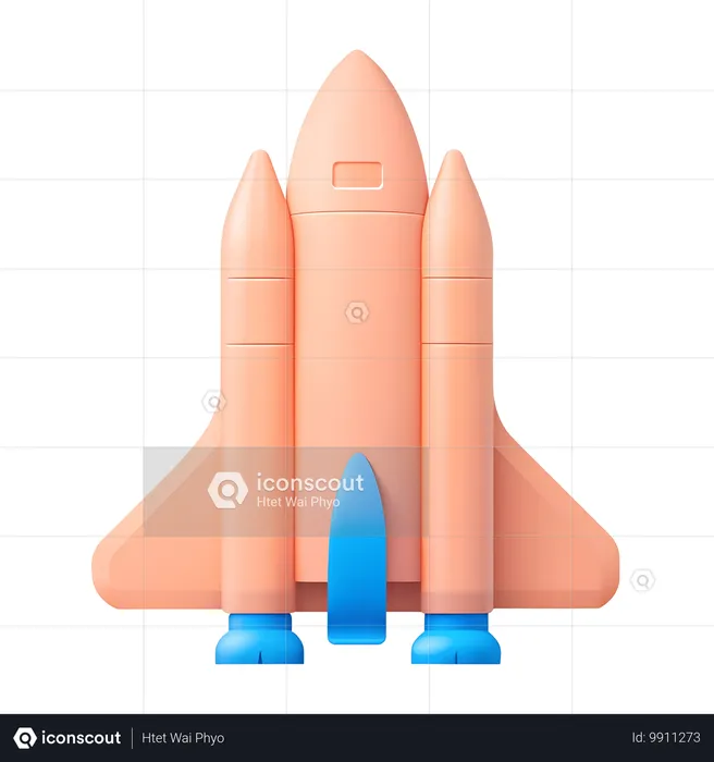 Space Shuttle  3D Icon