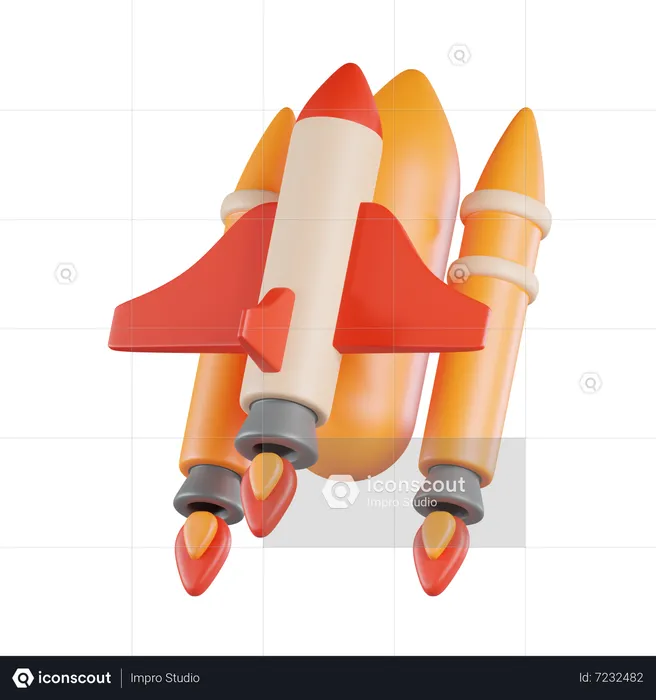 Space Shuttle  3D Icon