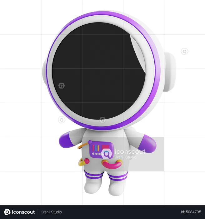 Raumfahrer  3D Icon