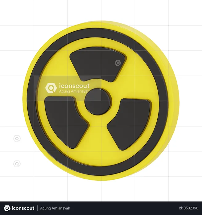 Radiation  3D Icon