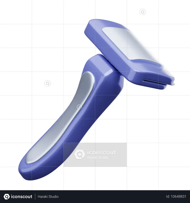 면도칼  3D Icon