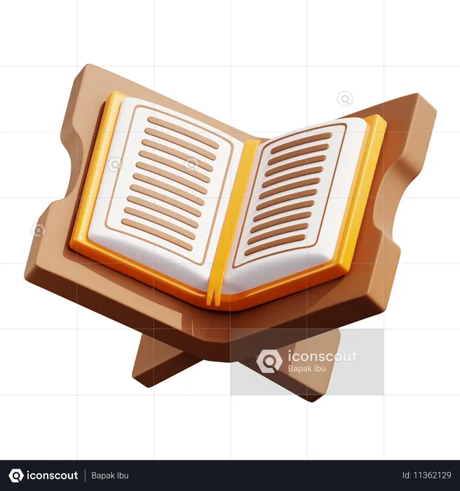 Read Al Quran  3D Icon