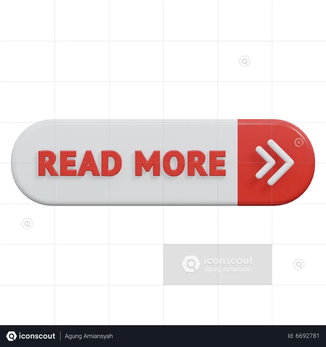 Read More Button  3D Icon