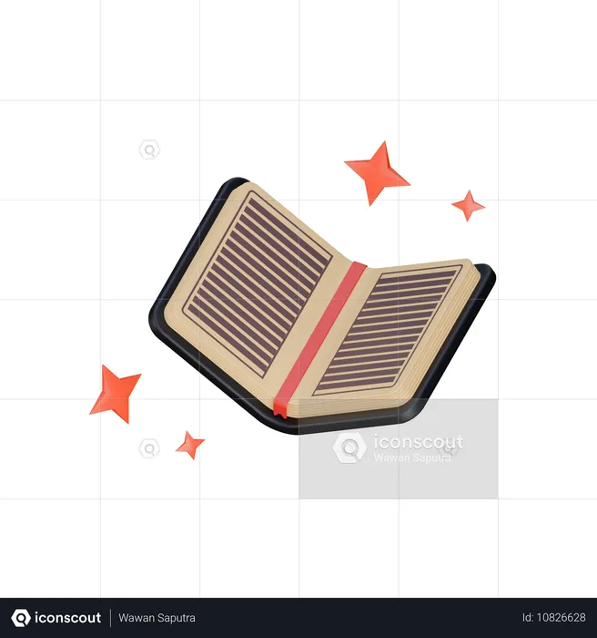 Reading Al Quran  3D Icon