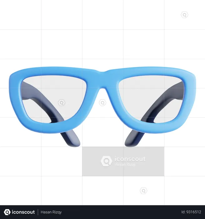 Reading Glasses  3D Icon