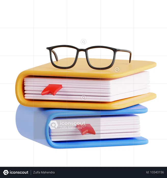 Reading Glasses  3D Icon