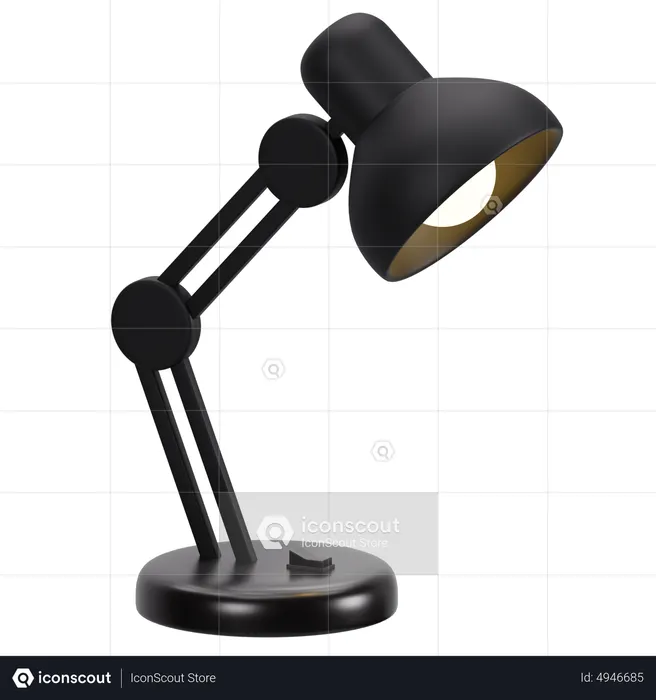 Reading Lamp  3D Icon