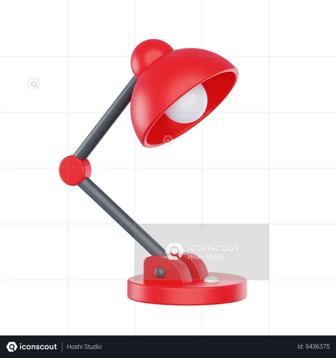 Reading Lamp  3D Icon