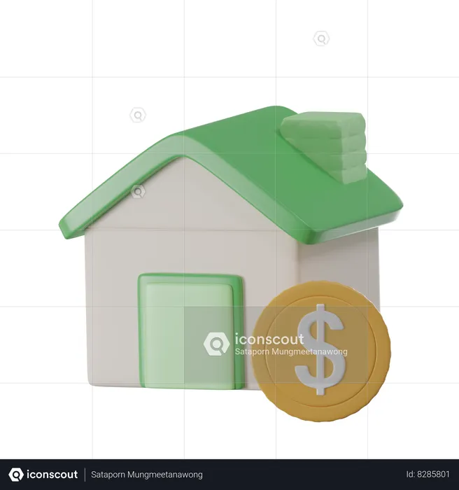 Real Estate  3D Icon