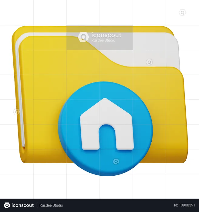 Real Estate Folder  3D Icon